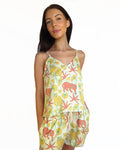 Pinea pyjama V neck camisole and short - Cotton